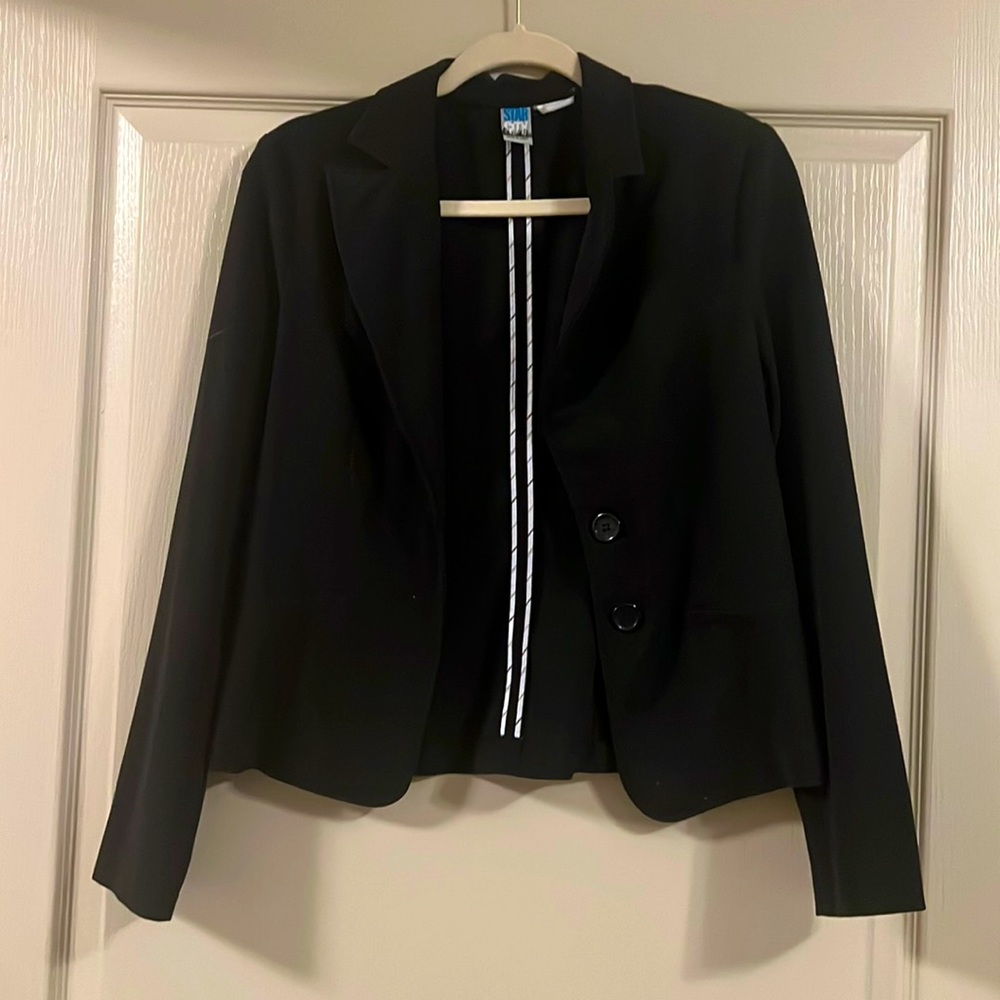 Casual black blazer